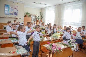 Самое 1 сентября в лицее Кантемира для трёх первых классов
