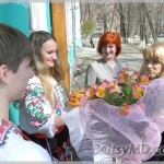 Встреча с писательницей Марией Мокану прошла в лицее Кантемира